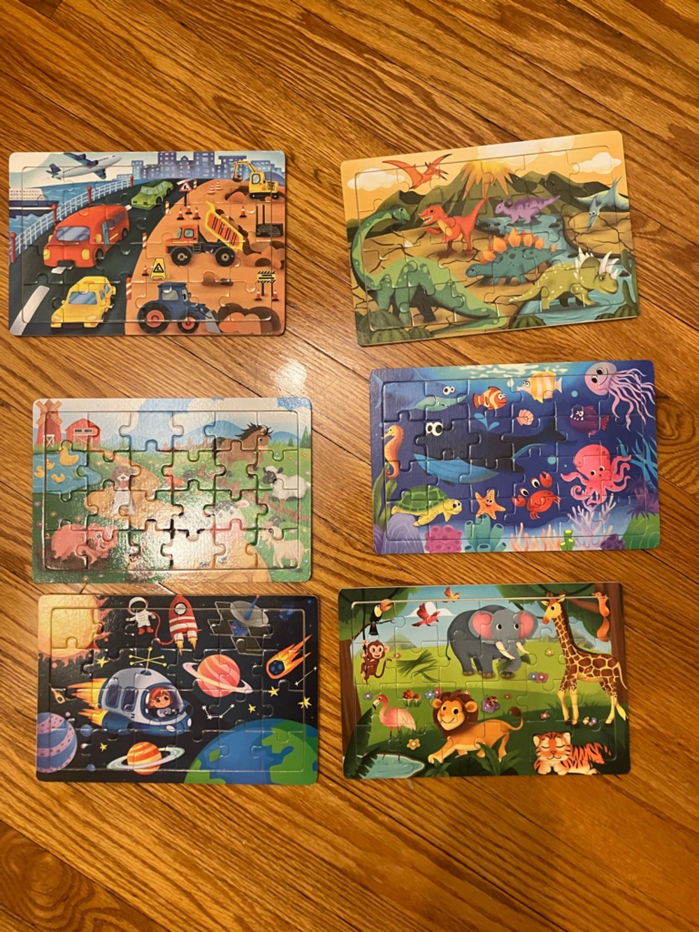 Wooden puzzle box set